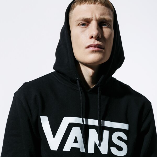 Vīriešu džemperis VANS  DŽEMPERIS AR KAPUCI  VANS   CLASSIC PO HOODIE II BLACK vn0a456by281 krāsa melna