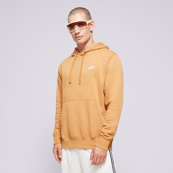 Vīriešu džemperis NIKE  DŽEMPERIS AR KAPUCI  SPORTSWEAR CLUB FLEECE bv2654-224 krāsa brūna