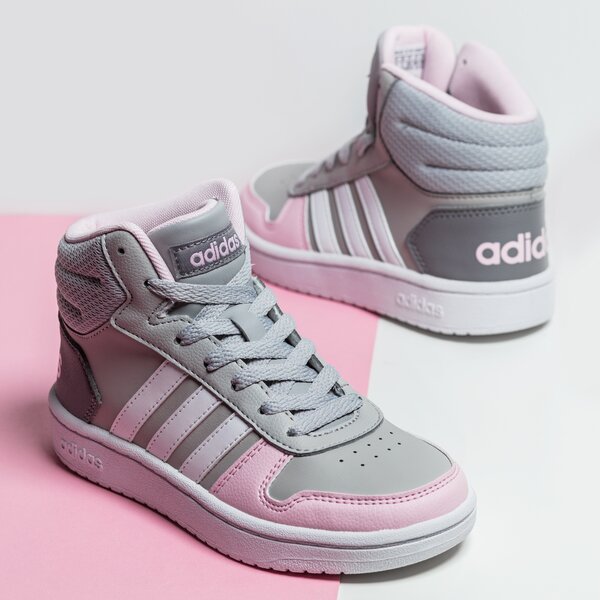Sporta apavi bērniem ADIDAS HOOPS MID 2.0 K gz7772 krāsa pelēka