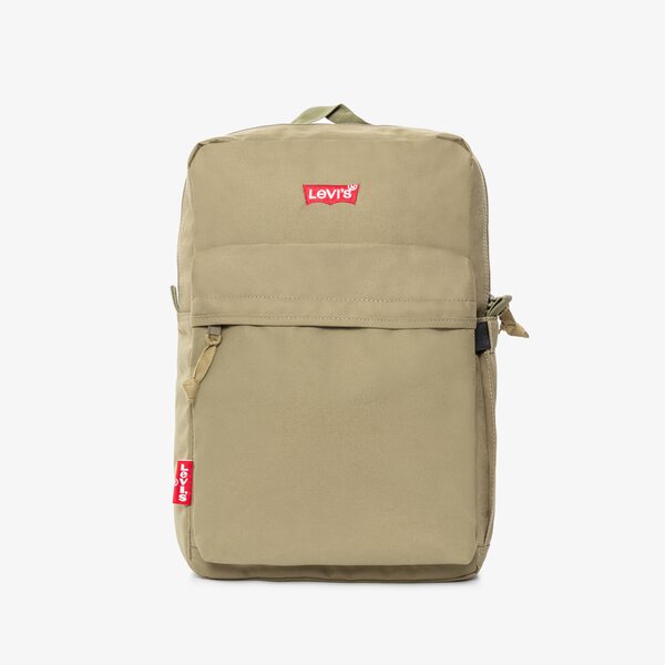 Bērnu mugursoma LEVI'S MUGURSOMA L-PACK STANDARD ISSUE d5463-0007 krāsa haki