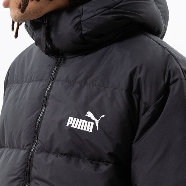 Ziemas jaka vīriešiem PUMA JAKA ZIEMAS PUMA POWER HOODED DOWN PUFFER 849335 01 krāsa melna