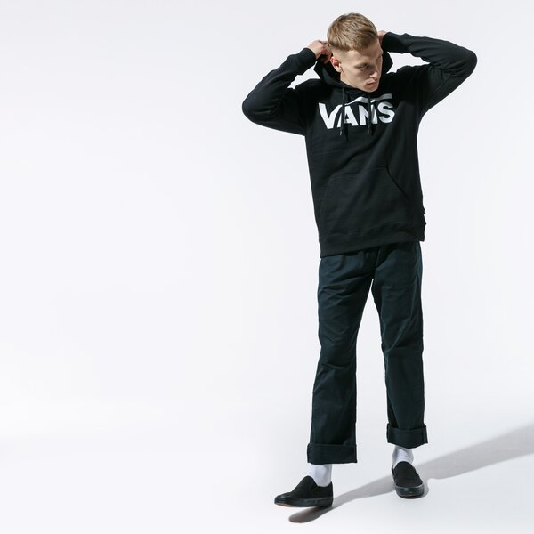 Vīriešu džemperis VANS  DŽEMPERIS AR KAPUCI  VANS   CLASSIC PO HOODIE II BLACK vn0a456by281 krāsa melna