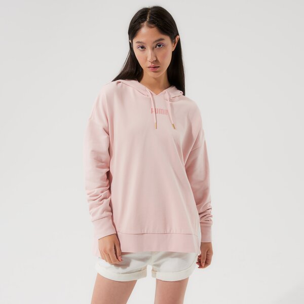 Sieviešu džemperis PUMA  DŽEMPERIS AR KAPUCI  HER HOODIE TR - LOTUS 58951936 krāsa rozā