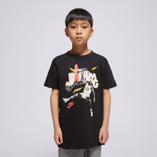 T krekli bērniem JORDAN T-SHIRT JDB MJ JAMMING SS TEE BOY 95d819-023 krāsa melna