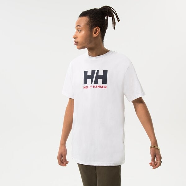 Vīriešu t krekli HELLY HANSEN T-SHIRT HH LOGO T-SHIRT 33979001 krāsa balta