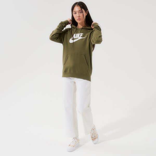 Sieviešu džemperis NIKE  DŽEMPERIS AR KAPUCI  SPORTSWEAR ESSENTIAL bv4126-222 krāsa haki