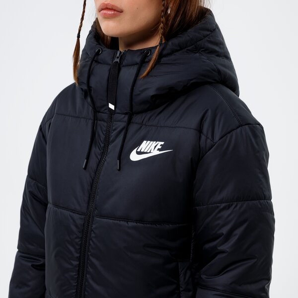 Sieviešu ziemas jaka NIKE JAKA TAPE JACKET dj6997-010 krāsa melna