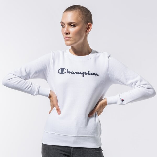 Sieviešu džemperis CHAMPION DŽEMPERIS CREWNECK SWEATSHIRT 113210ww001 krāsa balta