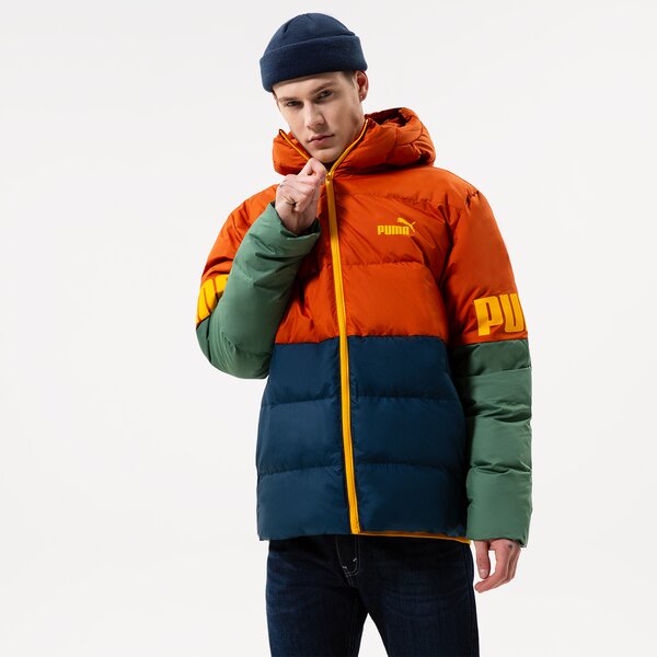 Ziemas jaka vīriešiem PUMA JAKA ZIEMAS PUMA POWER HOODED DOWN PUFFER 849335 64 krāsa tumši zila