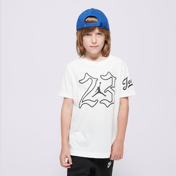 T krekli bērniem JORDAN T-SHIRT JDB MVP JUMPMAN 23 SS TEE BOY 95d154-001 krāsa balta