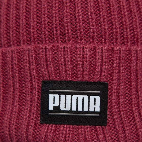 Sieviešu ziemas cepure PUMA CEPURE RIBBED CLASSIC CUFF 024038 05 krāsa sarkana