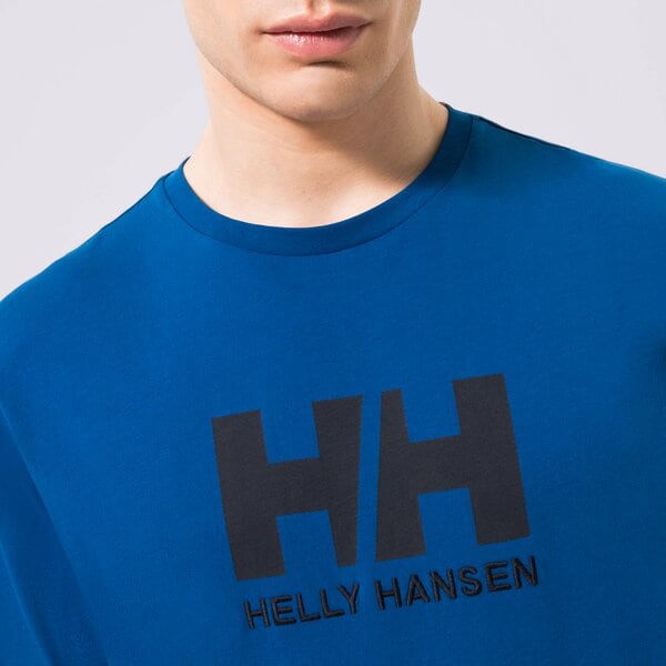 Vīriešu t krekli HELLY HANSEN T-SHIRT HH LOGO T-SHIRT 33979606 krāsa tumši zila