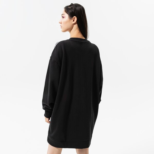 Sieviešu ADIDAS KLEITA SWEATER SPORTA KOSTIMSS hm4688 krāsa melna