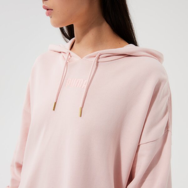 Sieviešu džemperis PUMA  DŽEMPERIS AR KAPUCI  HER HOODIE TR - LOTUS 58951936 krāsa rozā