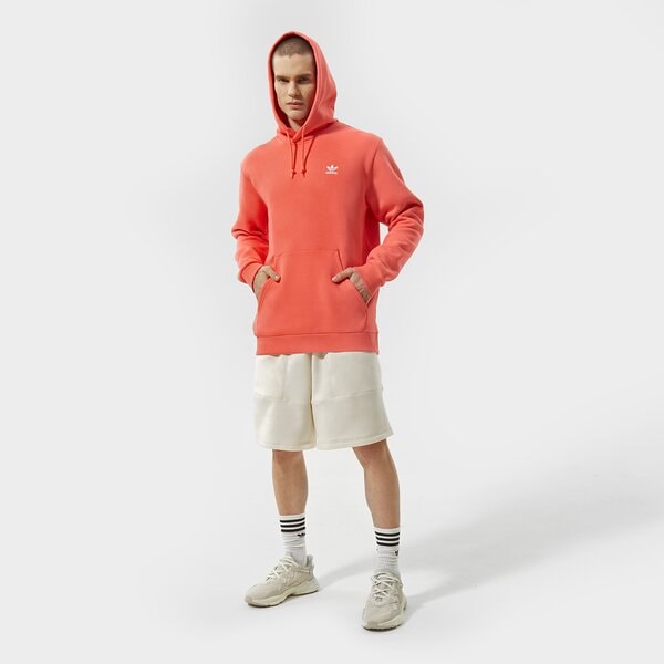 Vīriešu džemperis ADIDAS  DŽEMPERIS AR KAPUCI  ESSENTIAL HOODY he9414 krāsa bordo