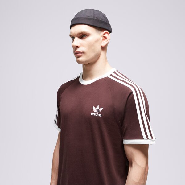 Vīriešu t krekli ADIDAS T-SHIRT 3-STRIPES TEE im2077 krāsa brūna