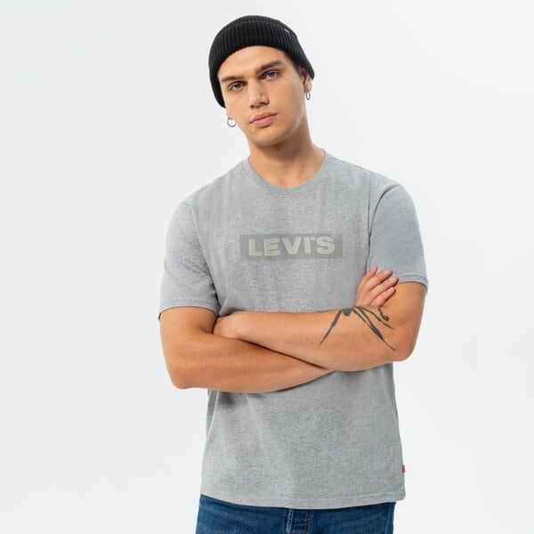 Vīriešu t krekli LEVI'S T-KREKLS SS RELAXED FIT TEE 16143-0607 krāsa pelēka