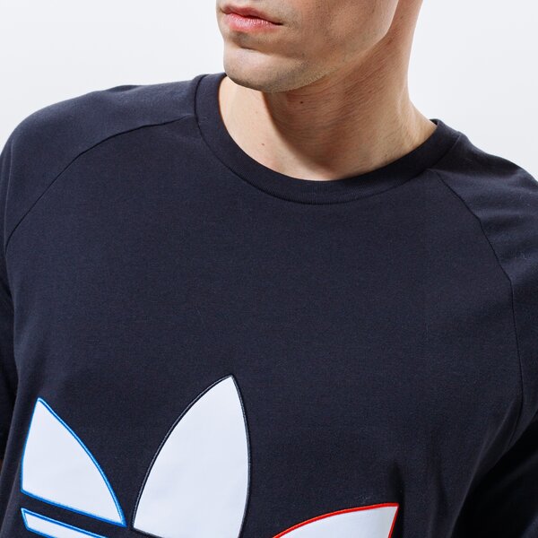 Vīriešu t krekli ADIDAS T-SHIRT TRICOL TEE gq8919 krāsa melna