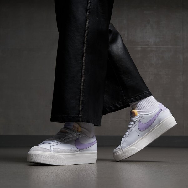 Sporta apavi sievietēm NIKE BLAZER LOW PLATFORM dj0292-114 krāsa balta