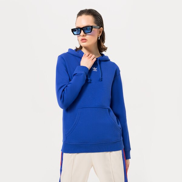 Sieviešu džemperis ADIDAS  DŽEMPERIS AR KAPUCI  HOODIE ia6417 krāsa zila