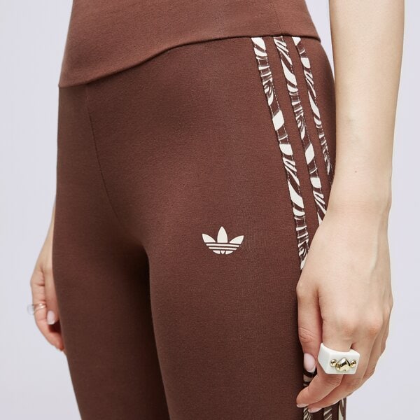 Sieviešu bikses ADIDAS LEGGINGS ABSTRACT ANIMAL PRINT ij8185 krāsa brūna
