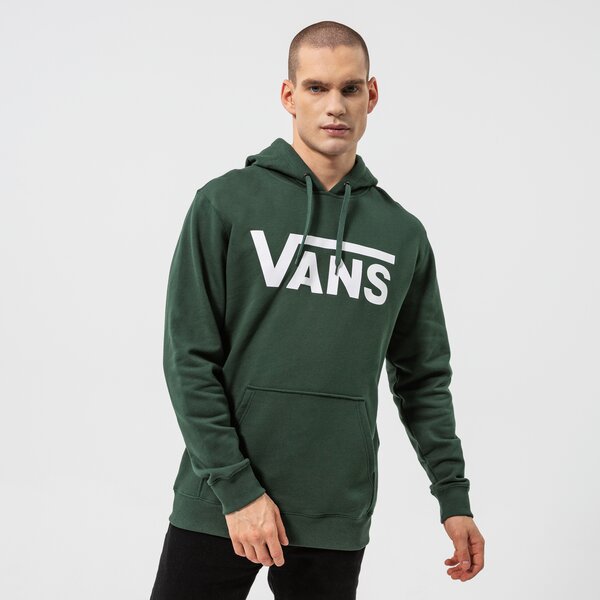 Vīriešu džemperis VANS  DŽEMPERIS AR KAPUCI    MN VANS CLASSIC PO HOODIE II vn0a456b4cl krāsa zaļa