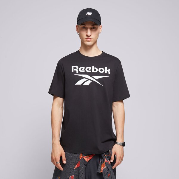 Vīriešu t krekli REEBOK T-SHIRT RI BIG STACKED LOGO 100070405 krāsa melna