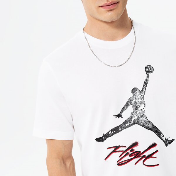 Vīriešu t krekli JORDAN T-SHIRT M J ESS JUMPMAN SS CREW dq7376-100 krāsa balta