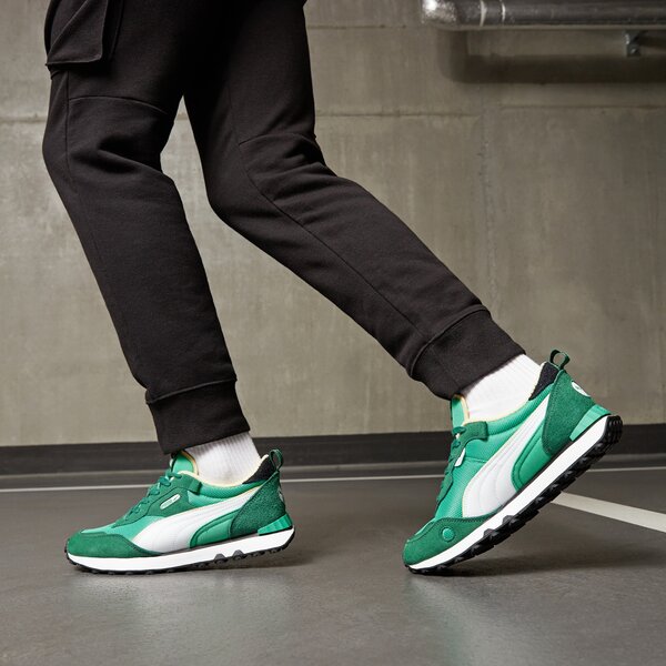Sporta apavi vīriešiem PUMA RIDER FV RETRO REWIND 39016805 krāsa zaļa