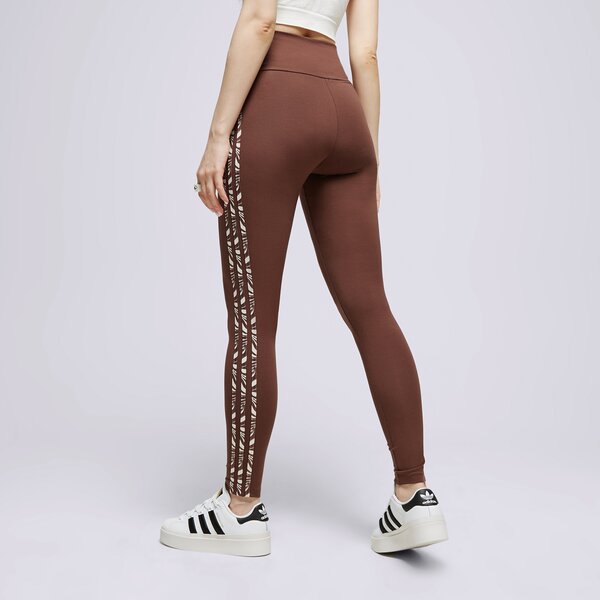 Sieviešu bikses ADIDAS LEGGINGS ABSTRACT ANIMAL PRINT ij8185 krāsa brūna