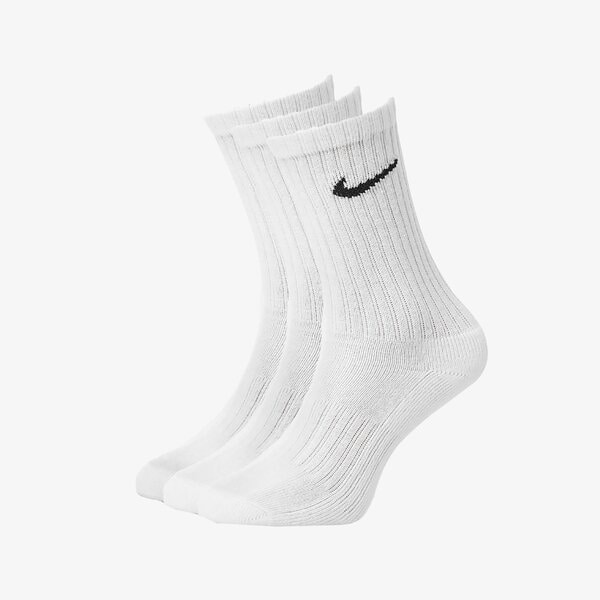 Sieviešu zeķes NIKE ZEĶES 3PPK VALUE COTTON CREW sx4508-101 krāsa balta