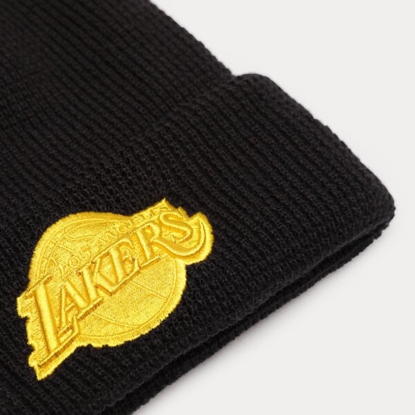 Vīriešu ziemas cepure NEW ERA CEPURE POP BOBBLE BEANIE LAKERS LOS ANGELES LAKERS N 60284990 krāsa tumši zila