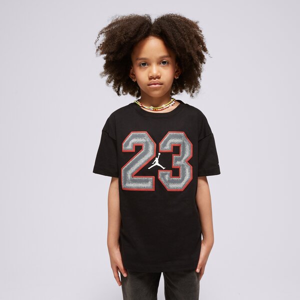 T krekli bērniem JORDAN T-SHIRT 23 FLIGHT SS TEE GIRL 45c990-023 krāsa melna