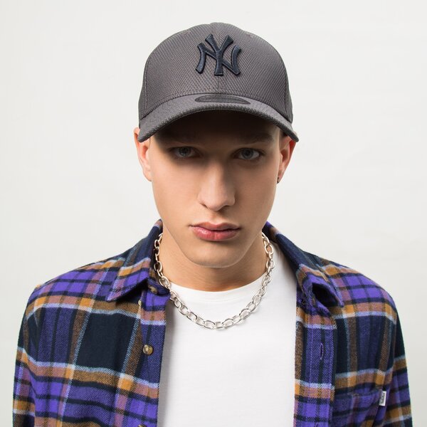 Vīriešu cepure ar nagu NEW ERA CEPURE MLB 9FORTY NEW YORK YANKEES CAP NEW YORK YANK 12523906 krāsa pelēka