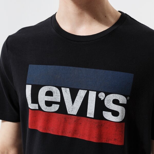 Vīriešu t krekli LEVI'S T-SHIRT SPORTSWEAR LOGO GRAPHIC 396360050 krāsa melna
