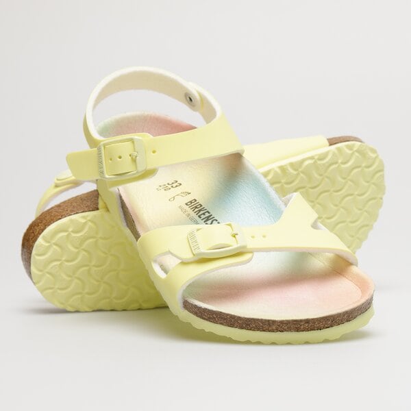 Bērnu BIRKENSTOCK RIO KIDS 1022185 krāsa dzeltena