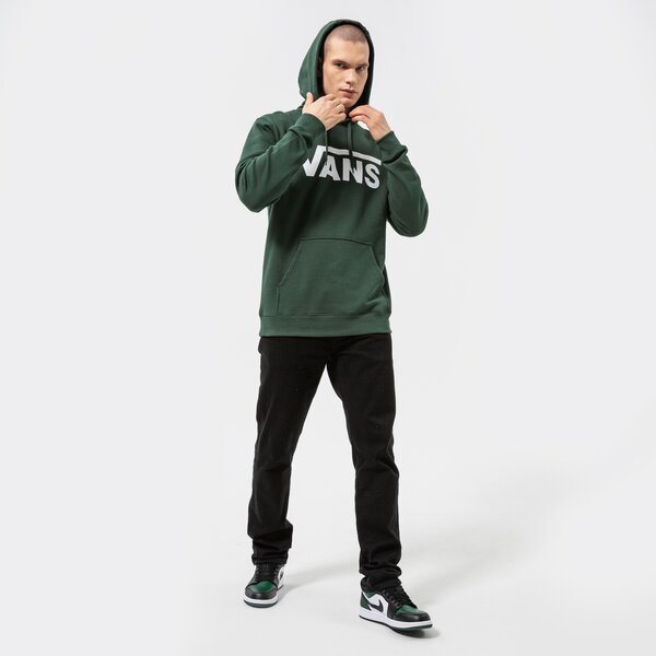 Vīriešu džemperis VANS  DŽEMPERIS AR KAPUCI    MN VANS CLASSIC PO HOODIE II vn0a456b4cl krāsa zaļa