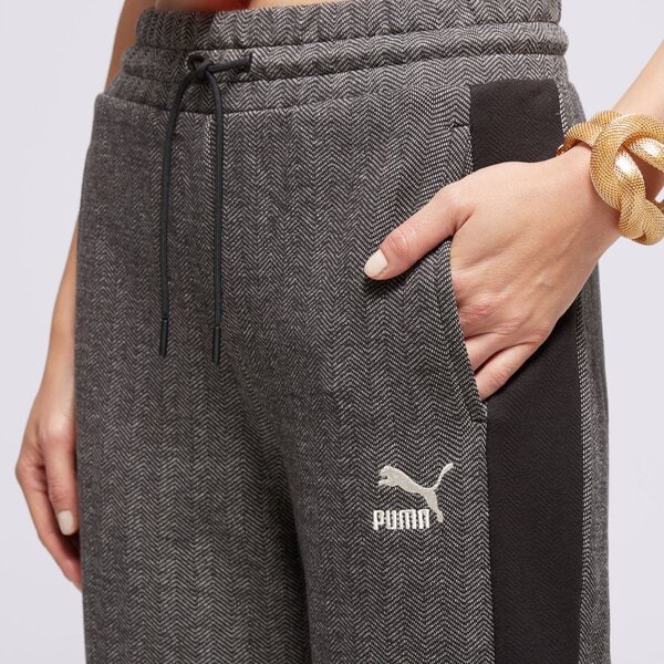 Sieviešu bikses PUMA BIKSES T7 HIGH WAIST TRACK PANTS 626798 01 krāsa bēša