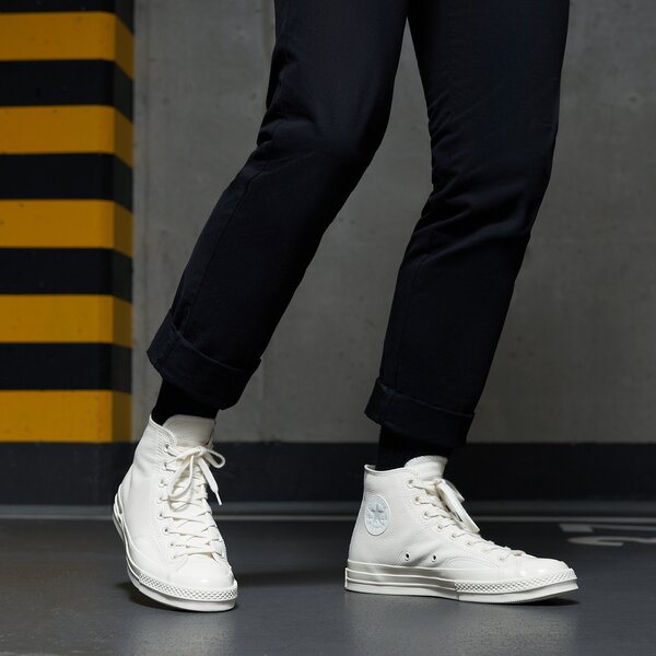 Sporta apavi vīriešiem CONVERSE CHUCK TONAL LEATHER a00731c krāsa balta