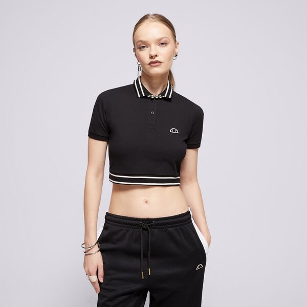 Krekli sievietēm ELLESSE POLO TRIXIE CROPPED POLO BLK sgx21017011 krāsa melna