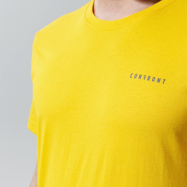 Vīriešu t krekli CONFRONT T-SHIRT BIG LOGOTEE YLW cf121tsm98001 krāsa dzeltena