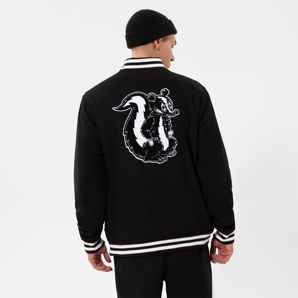Vīriešu jaka VANS JAKA CHECKERBOARD RESEARCH VARSITY JACKET vn0a7s92blk1 krāsa melna