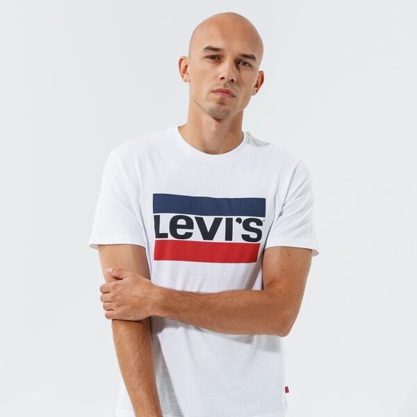 Vīriešu t krekli LEVI'S T-SHIRT SPORTSWEAR LOGO GRAPHIC 396360000 krāsa balta