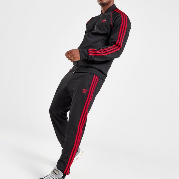 Vīriešu bikses ADIDAS BIKSES SSTAR TP BLK/RED it7139 krāsa melna
