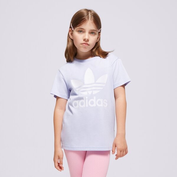 T krekli bērniem ADIDAS T-SHIRT TREFOIL TEE GIRL in8447 krāsa violeta