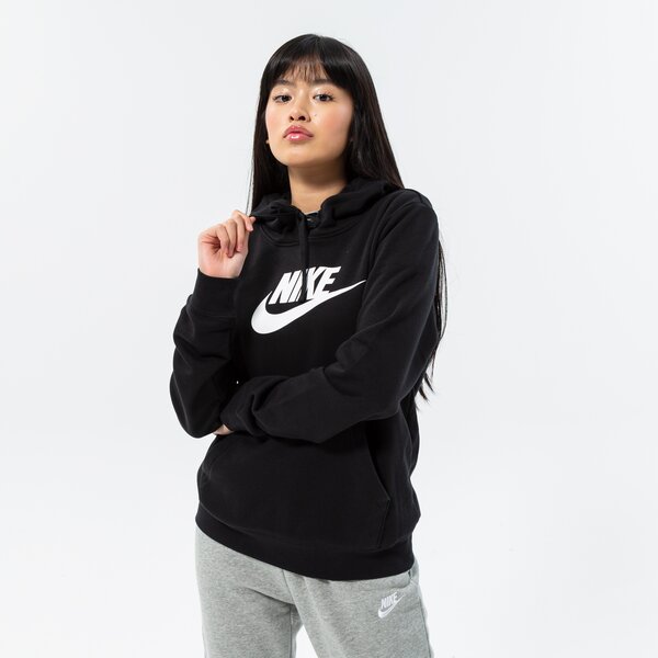 Sieviešu džemperis NIKE  DŽEMPERIS AR KAPUCI    W NSW CLUB FLC GX PO HDY STD dq5775-010 krāsa melna