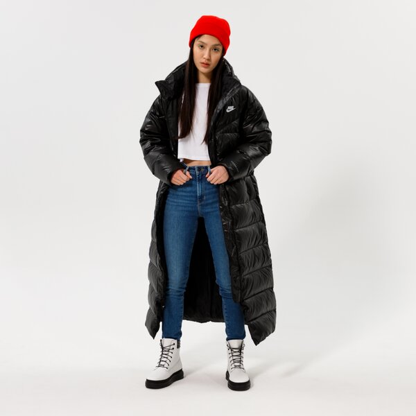 Sieviešu ziemas jaka NIKE CITY HOODED PARKA JACKET PARKA dh4081-010 krāsa melna