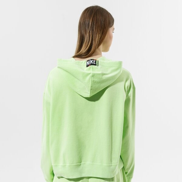 Sieviešu džemperis NIKE  DŽEMPERIS AR KAPUCI  W NSW WASH HOODIE cz9854-358 krāsa zaļa