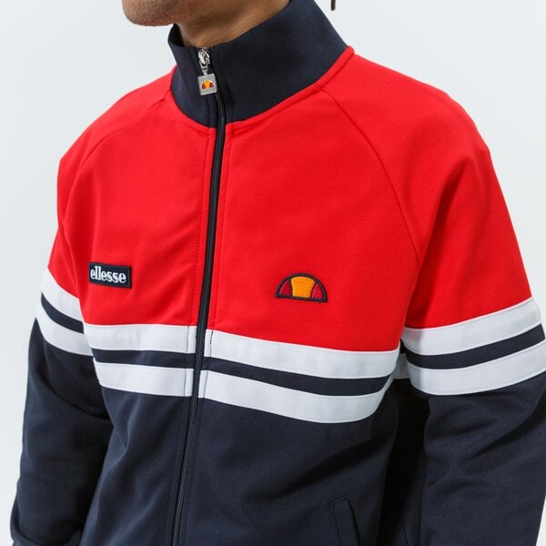 Vīriešu džemperis ELLESSE DŽEMPERIS AR RĀVĒJSLĒDZĒJU    RIMINI TRACK TOP NAVY/ shi00892442 krāsa tumši zila