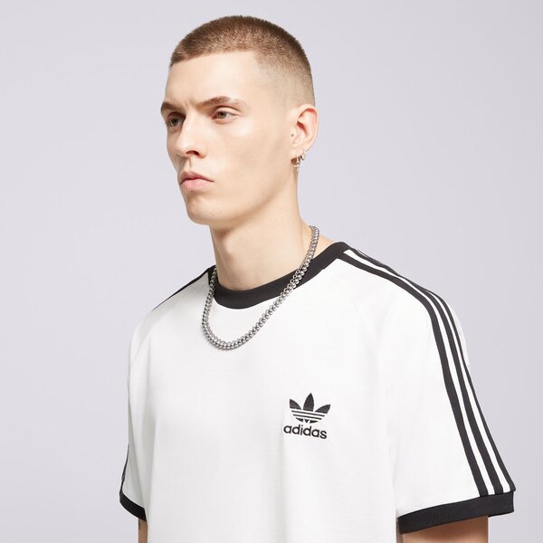 Vīriešu t krekli ADIDAS T-SHIRT 3-STRIPES TEE ia4846 krāsa balta